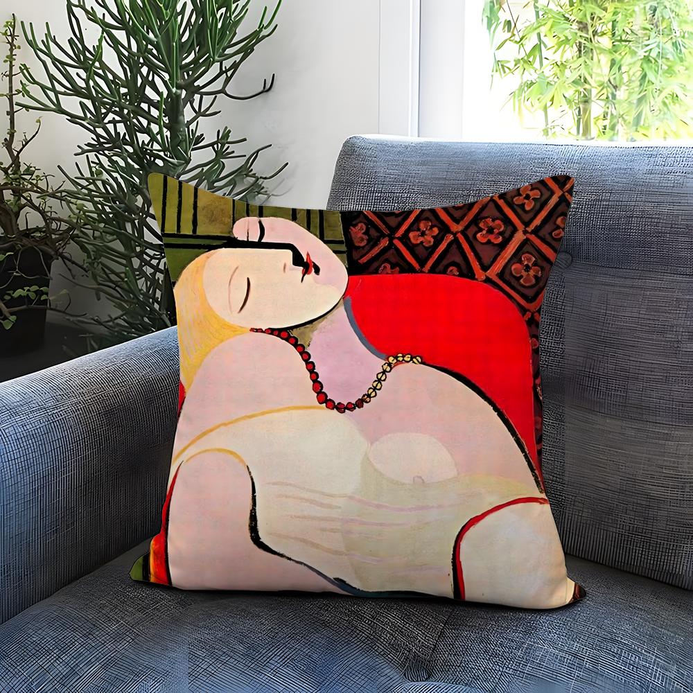 P-Picasso Art Potah na polštář Pohodlný oboustranný potah na polštář Ideální pro auto, pohovku, ložnici a další
