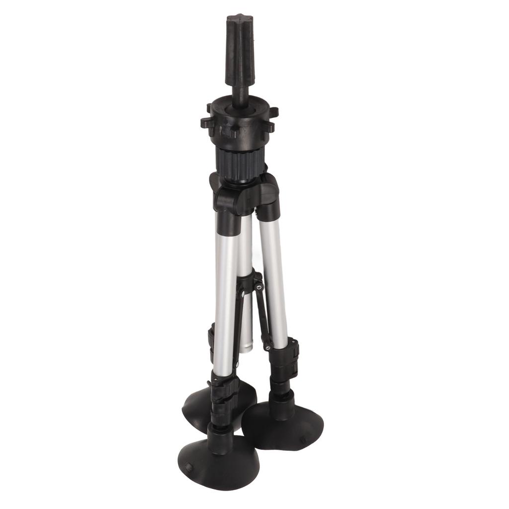 Wig Head Tripod Adjustable Lightweight Aluminum Alloy Mannequin Head Stand with Suction Cup for Hairdressing Training