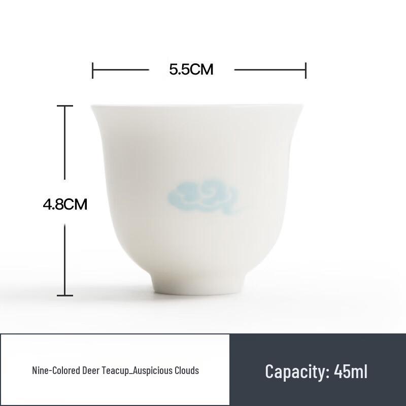 Nanshan White Porcelain Gongfu Tea Tasting Cup