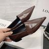 Pointed Toe Flats Women Loafers Shoes Summer Casual Walking Shoes Designer New Sexy Sandals Brand Dress Retro Femme Zapatillas