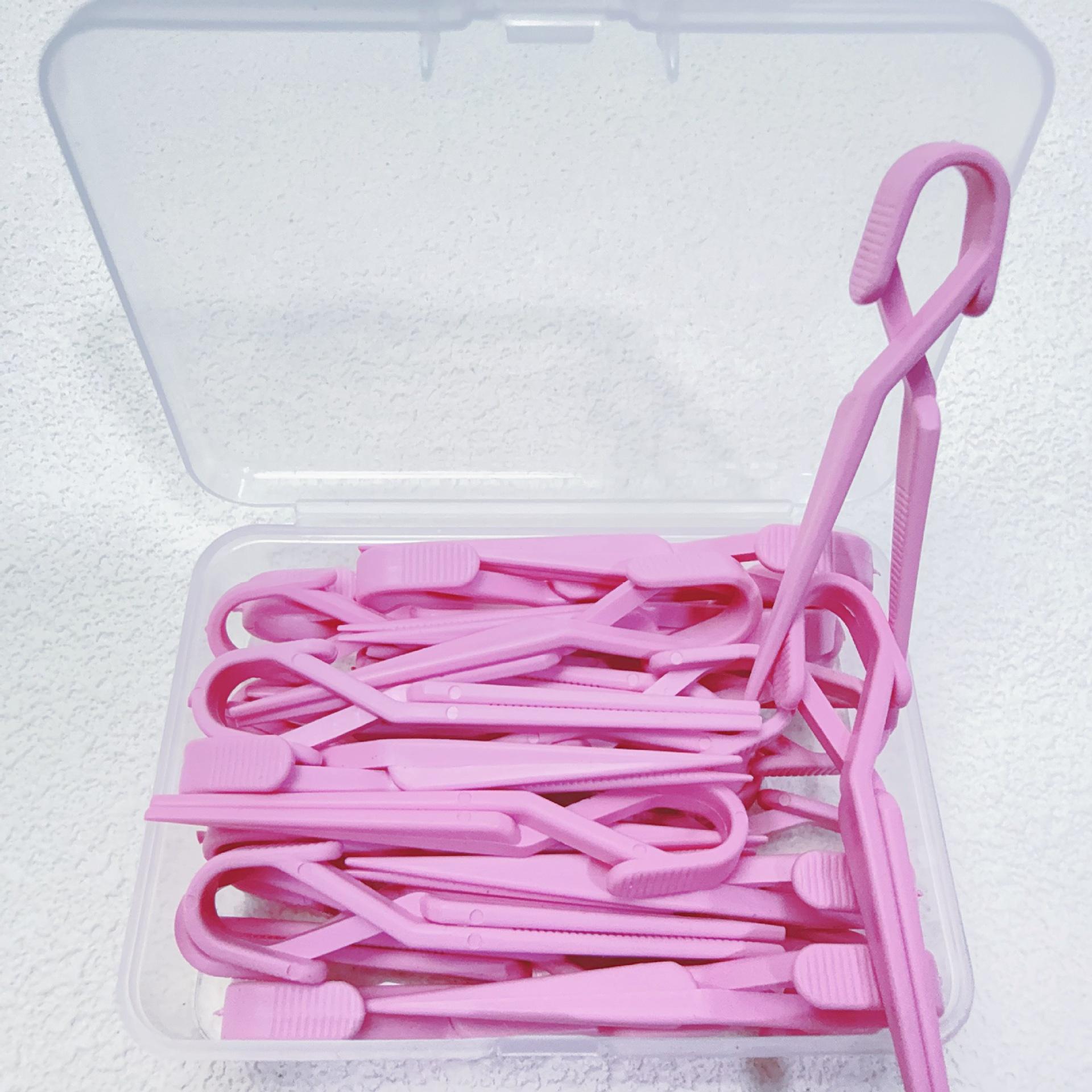 

1/20pc Nail Clip Set Oil Polish Spill Proof Mixed Color Nail Art Coloring Protection Clips Manicure Tools To Prevent Leakage Off