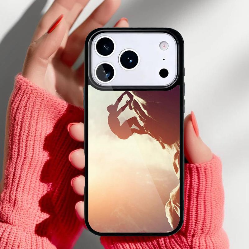 Mountain Climbing Adventure Sports Phone Case for iPhone 17 Air 16e 15 14 13 Pro Max Back Cover for 12 11 Pro Coque iPhone 14 Pro