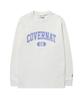 COVERNAT Slub Arch Logo Long Sleeve White