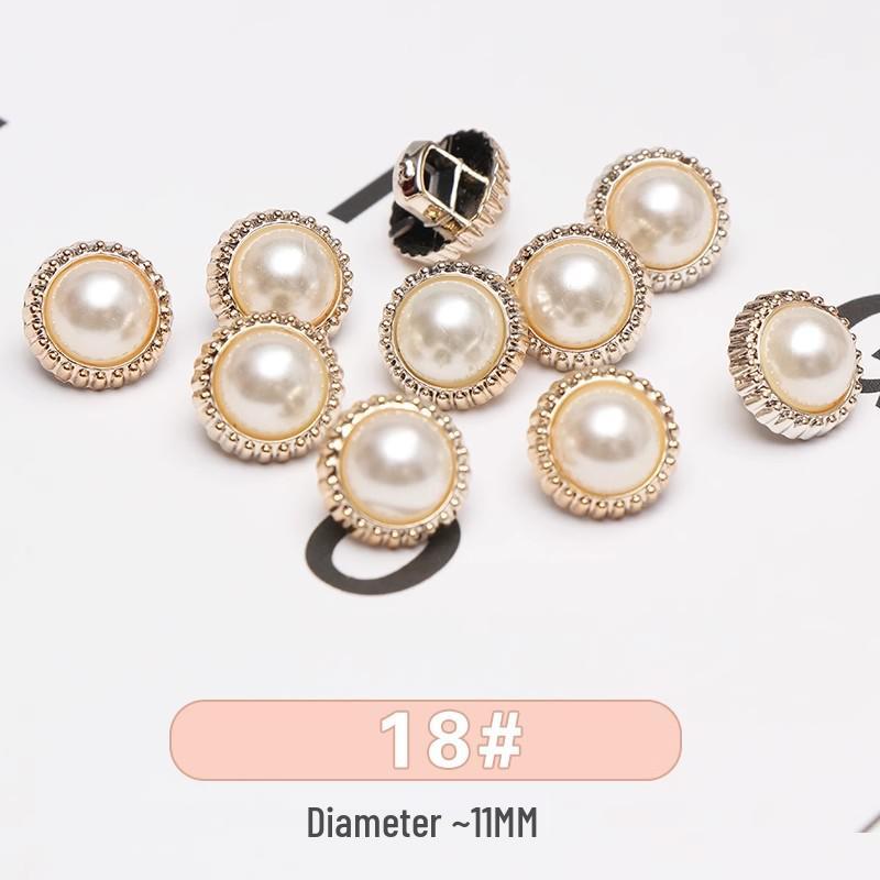 Exquisite Perlenknopf-Kollektion für Damen: Vielseitige Hemd- & Rock-Dekorationsaccessoires