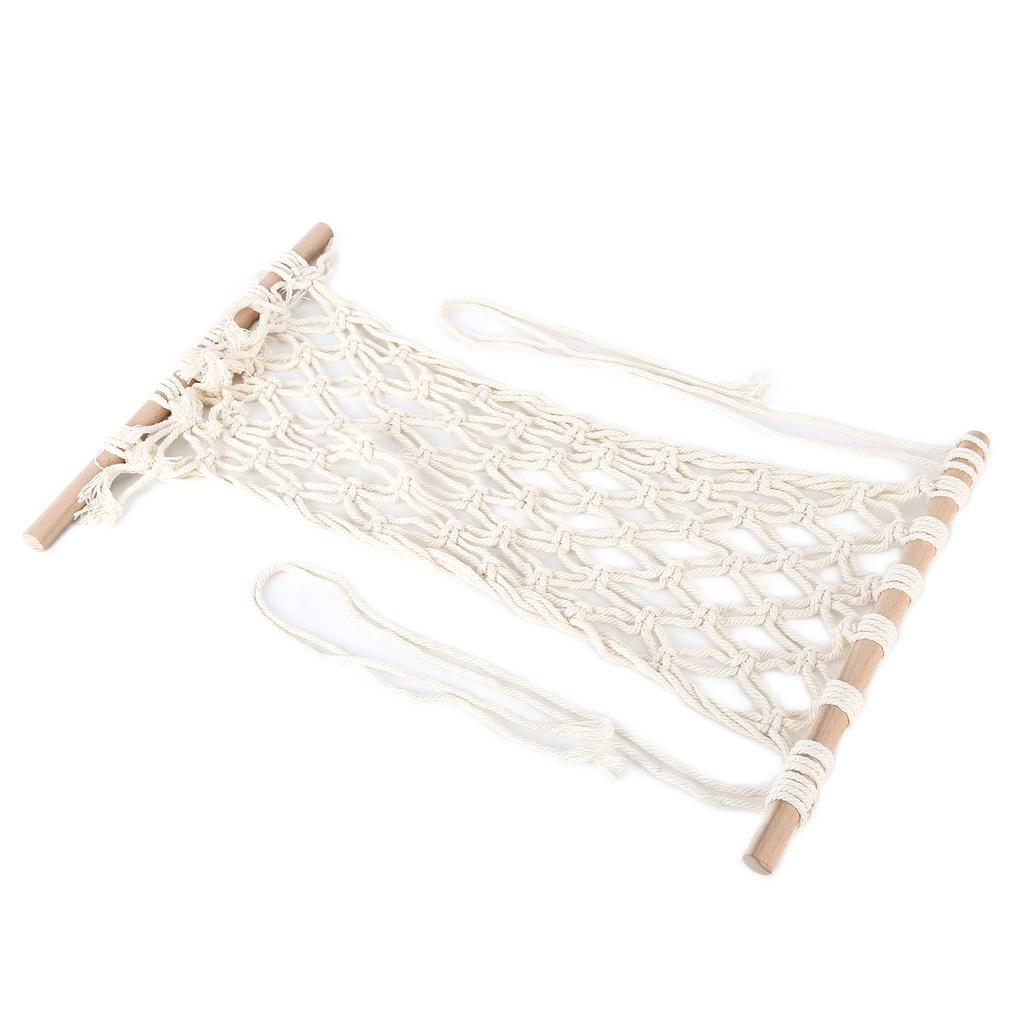 Prosty wiszący koszyk na owoce Hamak na owoce Uchwyt Siatka Haczyk z bawełnianej liny do kuchni Wystrój domu