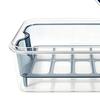 Odor Proof Storage Box Crisper Box, with Mesh Drain Strainer, Tofu Whey Greek Yogurt Maker Separation Food Container, for Fresh Fruit Vegetable
