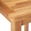 Bar Table Natural 60 X 60 X 105 Cm Solid Teak