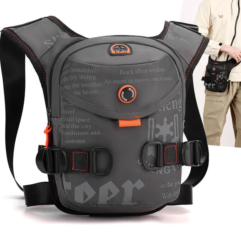 

Многофункциональная повседневная поясная и набедренная сумка Мужская наплечная сумка Кроссбоди поясная сумка Женская уличная спортивная сумка для бега и езды на велосипеде Модная нагрудная сумка серый