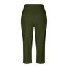 Women Summer Casual Drawstring Waist Wide Leg Cropped Pants with Pockets Lightweight Loose Fit Lounge Capri Trousers for Yoga and Everyday Wear