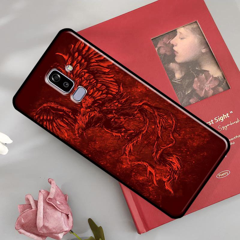 Phoenix Bird Case For Samsung Galaxy J8 A9 2018 A3 A5 J1 2016 J3 J5 J7 2017 A6 A8 J4 J6 Plus Back Cover