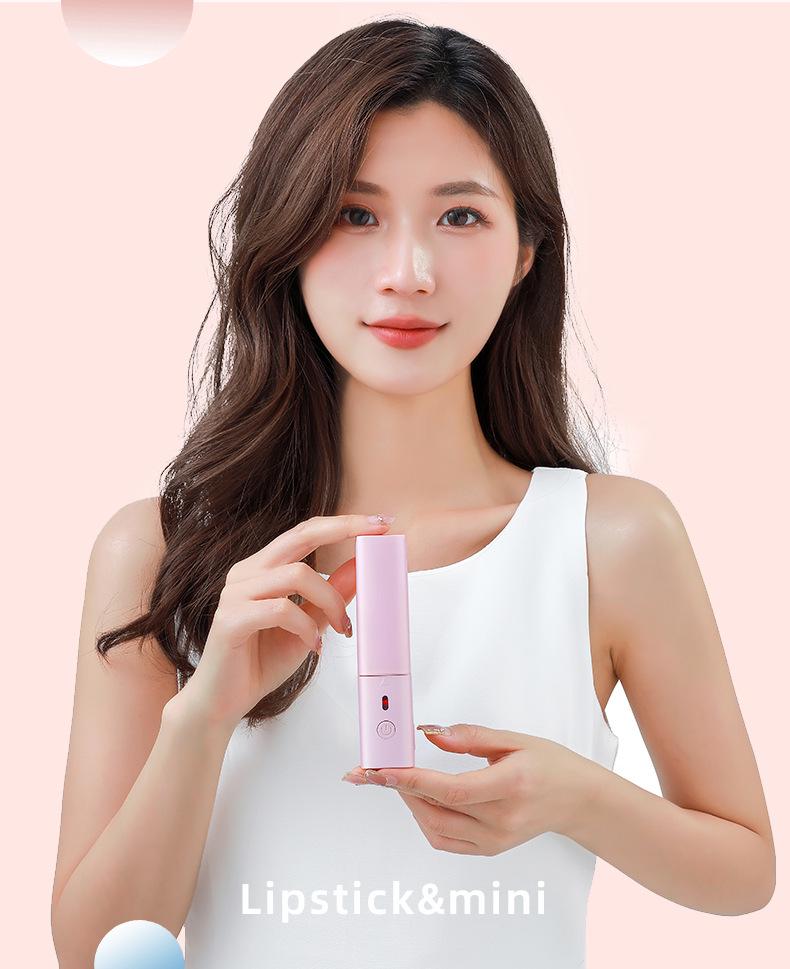 USB Mini Dual-Purpose Hair Straightener & Curler - Safe, Portable for Dorms, Perfect for Bangs