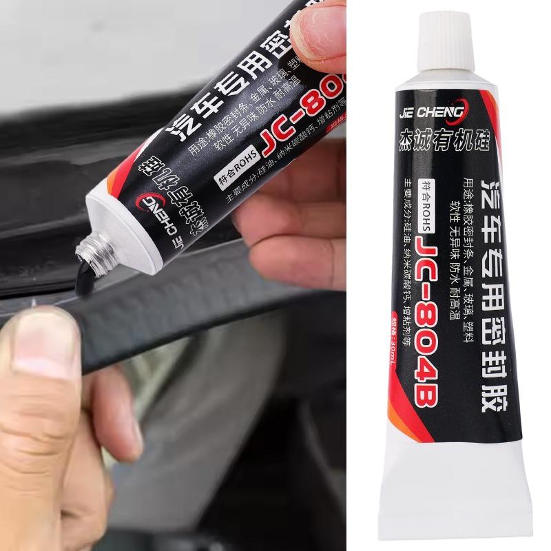Auto Glass Repair Adhesive Black Sealant Tape High Temperature Glass Sealants Rearview Mirror Adhesive Repair Tool Accessories