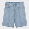 2024 Korean High-Waist Slimming Loose Straight-Leg Denim Shorts for Women