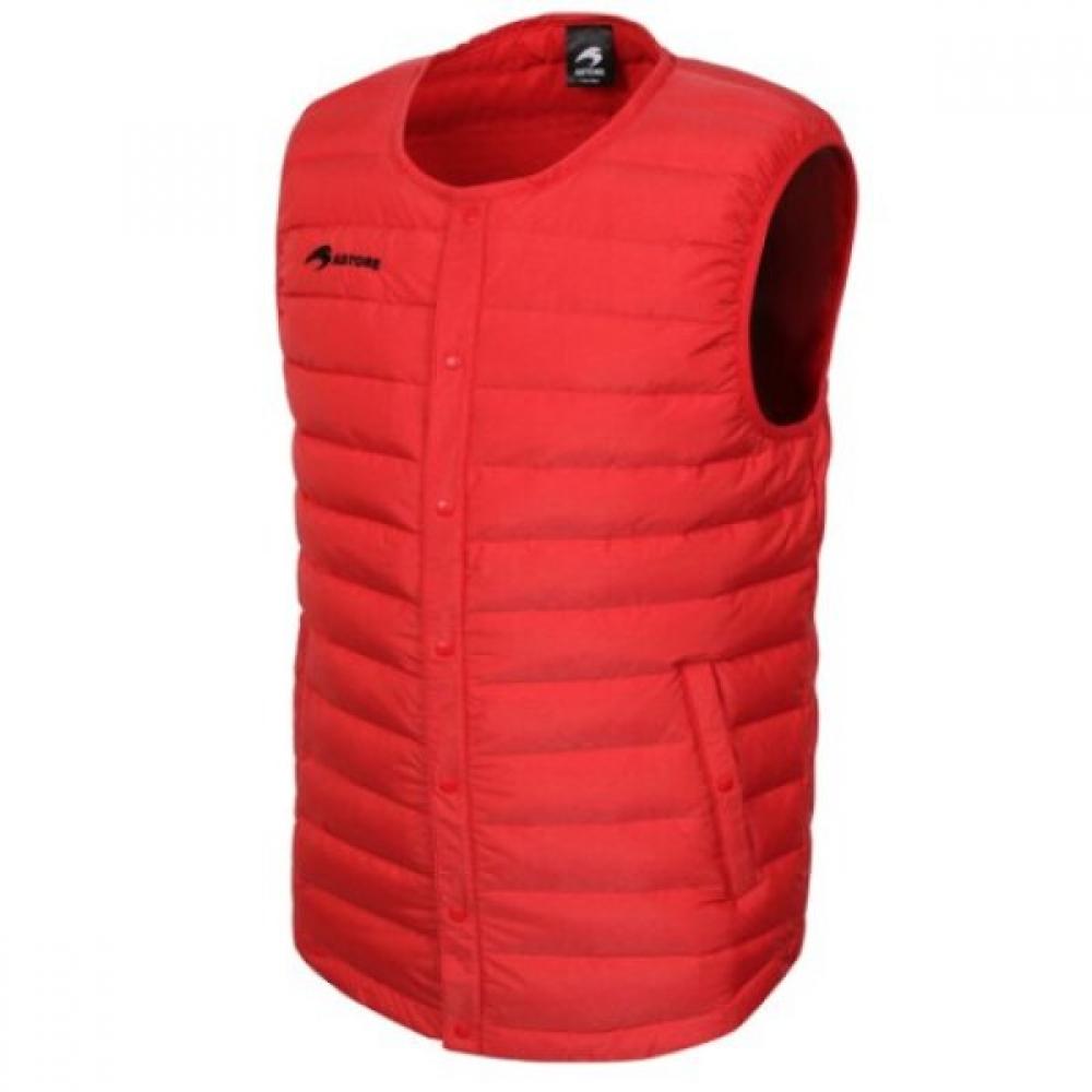 

Puma Astore Winter Lightweight Round Duck Down Padded Vest Red Size: 90 (S)