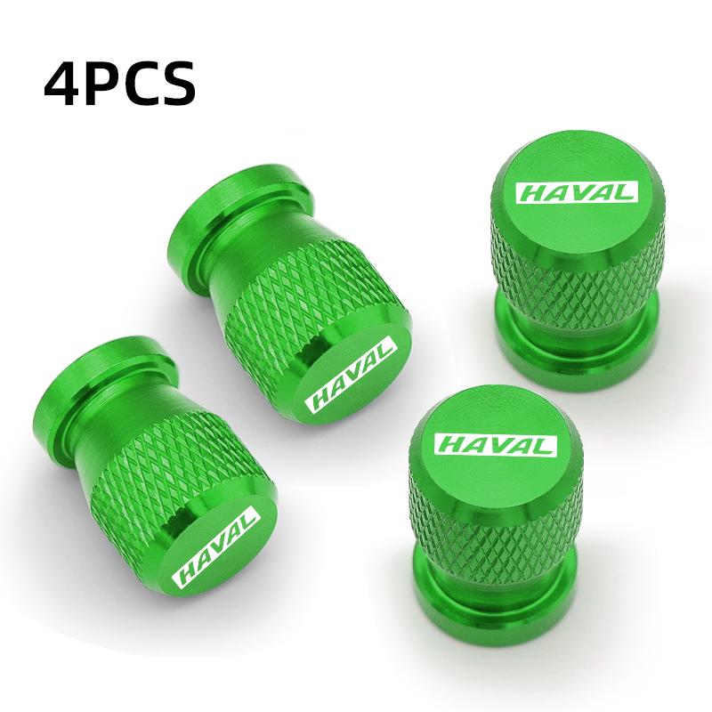 4pcs Custom LOGO Aluminum Car Wheel Tire Valve Cap Covers For Haval H6 GT H6S H7 H4 H9 F7 F7X H2S 2023 Car Styling Accessories
