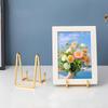Pack of 2 Elegant Sturdy Iron Easel Display Stands for Photos And Decorative Plates In Bibranting Color Designs