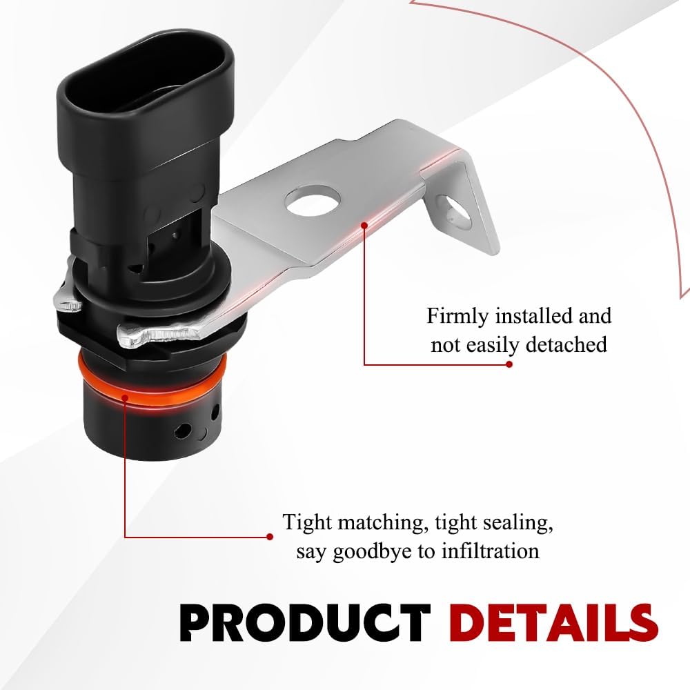 12596851 Premium Engine Crankshaft Position Sensor Compatible with Chevry GMC & Cadillac, Suburban Silverado Express C1500 K1500 K2500 K3500 Tahoe