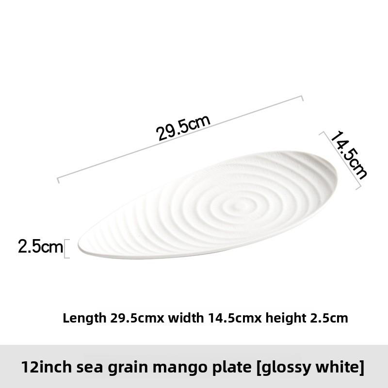 

Unique Shaped Creative Dinner Plates Irregular Design High End Tableware for Home Restaurant Hotel