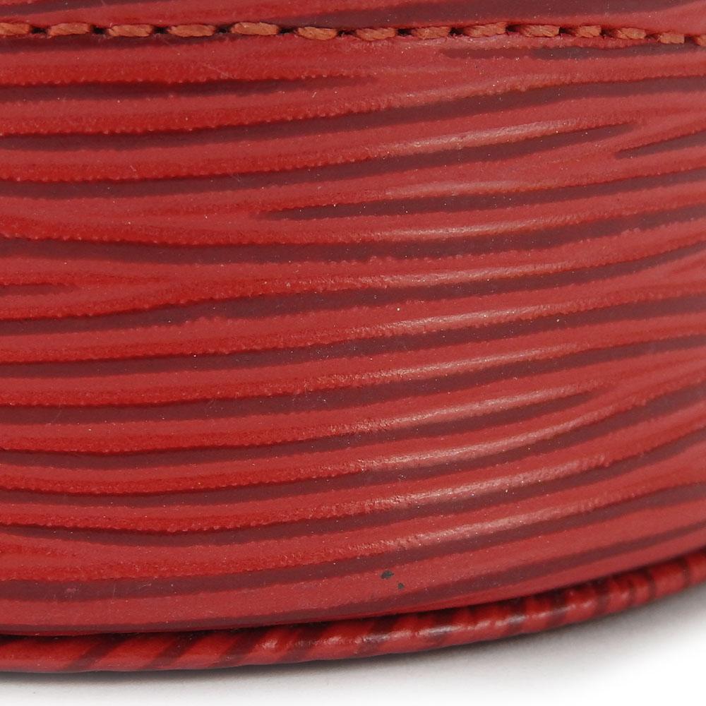 Used LOUIS VUITTON Accessory pouch Ecran Bijoux M48227 Epi Leather Castilian red Red accessory case