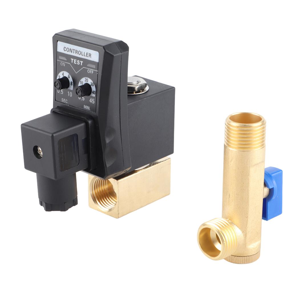 G1 2 DN15 Automatic Electronic Timed Drain Valve for Air Compressor Condensate (AC230V)