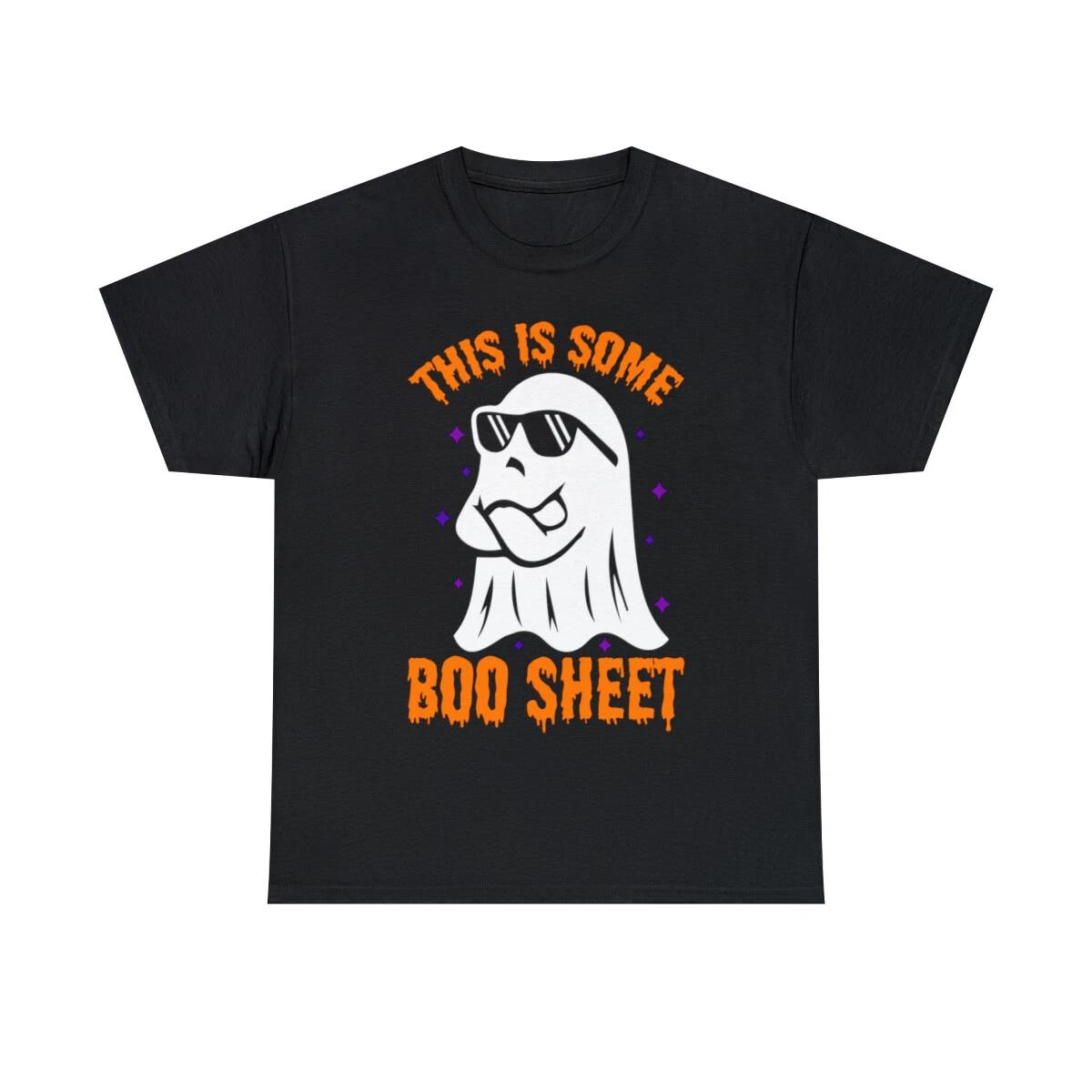 This Is Some Boo Sheet Funny Halloween Graphic Tee Shirt, S-5XL S