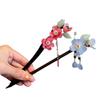 Light Luxury New Chinese Flower Fringed Hairpin, National Style Advanced Sense, Ancient Style Hairpin, Hairpin Headdress