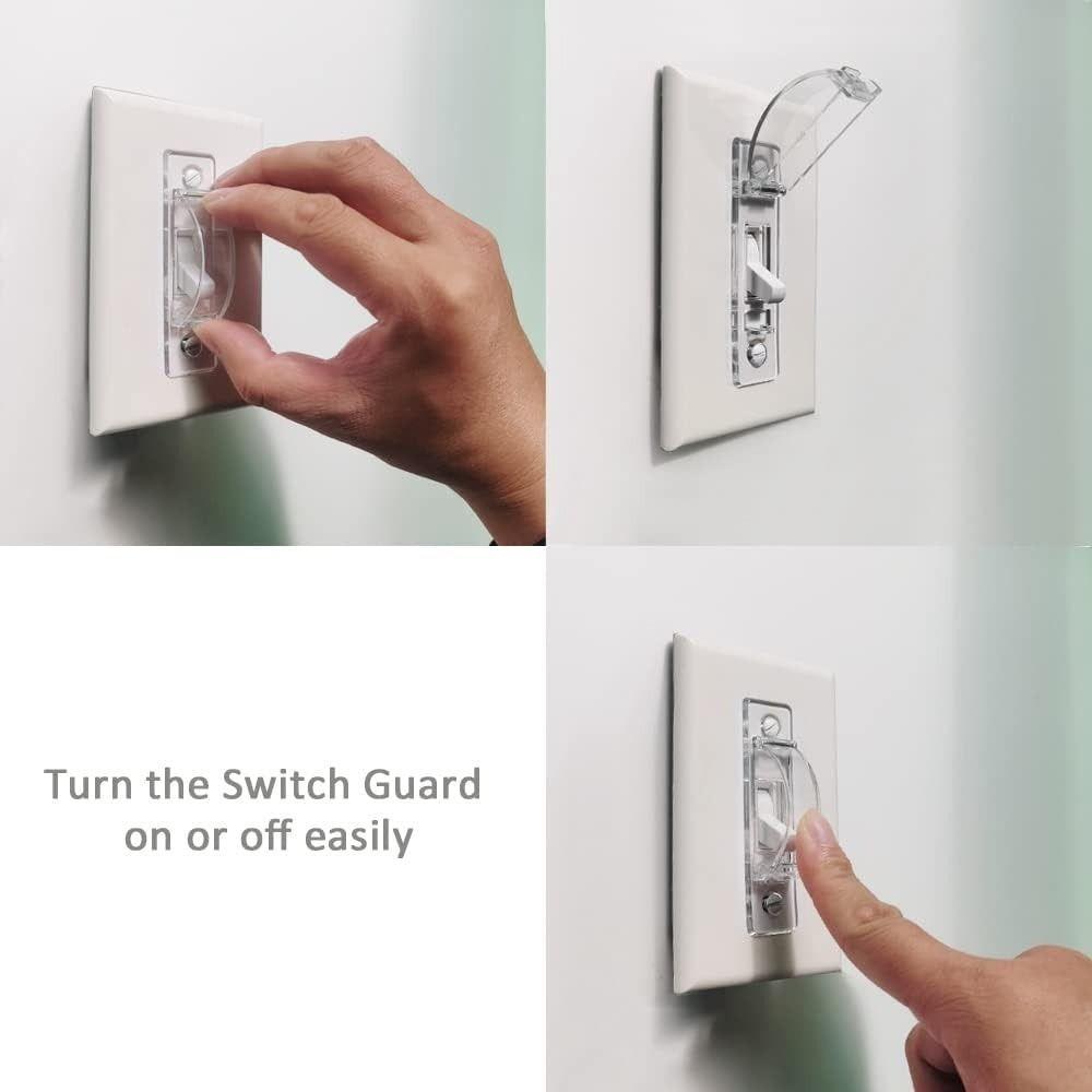 Home Protection Wall Switch Guard Child Proof Prevent Accidental Safety Switch Case Socket Cover