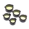 Rifle Scope Lens Cover Spring Up Quick Flip Openning Lens Dustproof Cover Telescope Cap For 36-64Mm Caliber Hunting Riflescopes