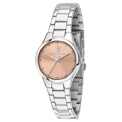 Attrazione Stainless Steel Rose Gold Sunray Dial Quartz R8853151507 Women's Watch