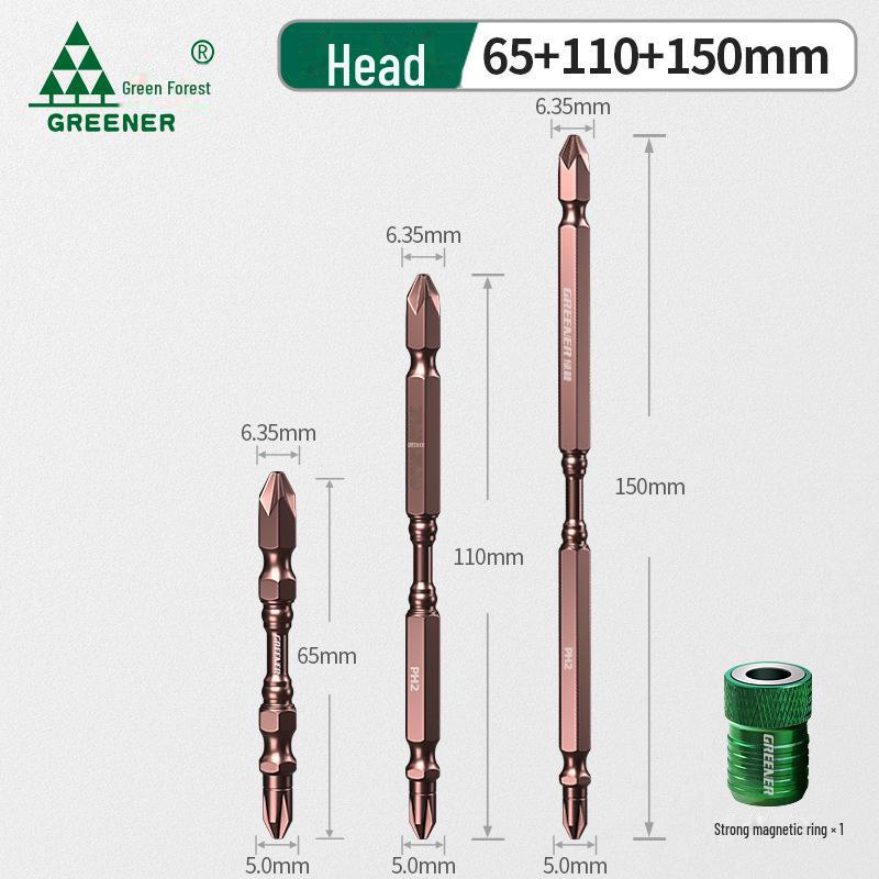 Green Forest Strong Magnetic Cross Head Electric Screwdriver Set