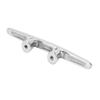 8in Boat Tie Down Cleat 316 Stainless Steel High Polished Dock Cleat 6mm Threaded for Yacht Ship Speed Boat