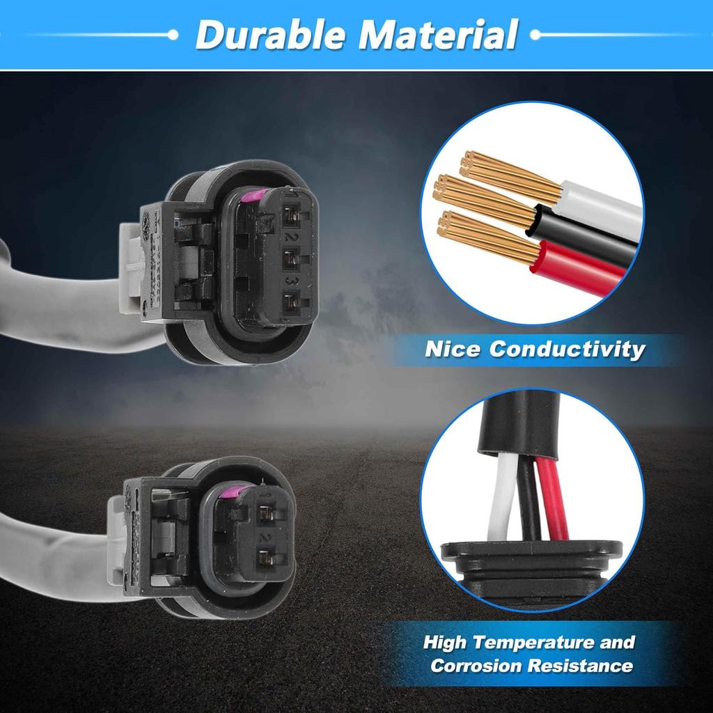 8-teiliges Steckverbinder-Kabelbaum-Kit für Nockenwellensensor 3-PIN & 2-PIN für Mercedes Benz Fahrzeuge mit 4,7L M278 Motor 2011-2020