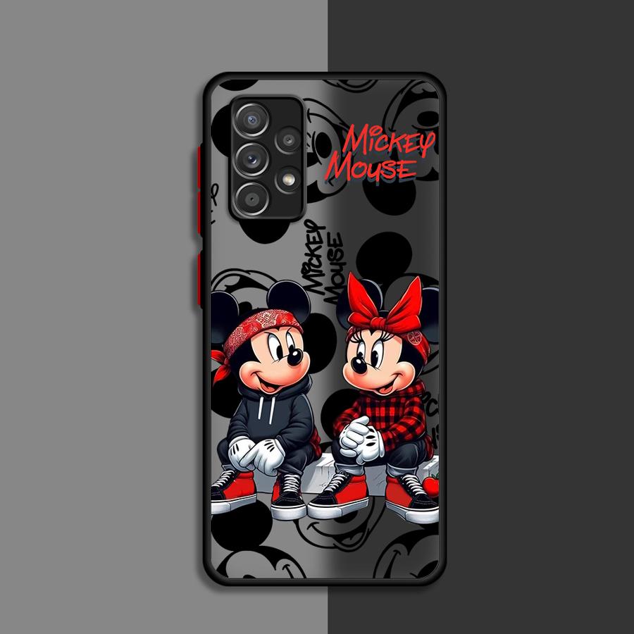 Disney Mickey Mouse Phone Case for Samsung A12 A13 A14 A15 A22 A23 A32 A52 A72 4G 5G A25 A33 A34 A35 A53 A54 A55 A73 5G A24 4G