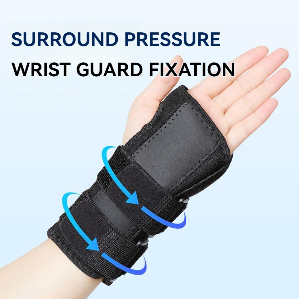 1Pcs Adjustable Tendon Sheath Wrist Guard Double Compression Splint Wrist Brace Fixed Joint Aluminum Wrist Brace Men Women