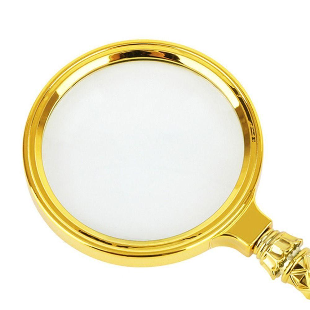 70mm Handheld Magnifier High Definition Handheld Magnifying Glass Eye Loupe Glass  Loupe Reading