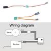PPM PWM Servo Signalverstärker Langlebiger Signal-Expander mit Verlängerungskabel für Fernsteuerungs-Bootsmodelle