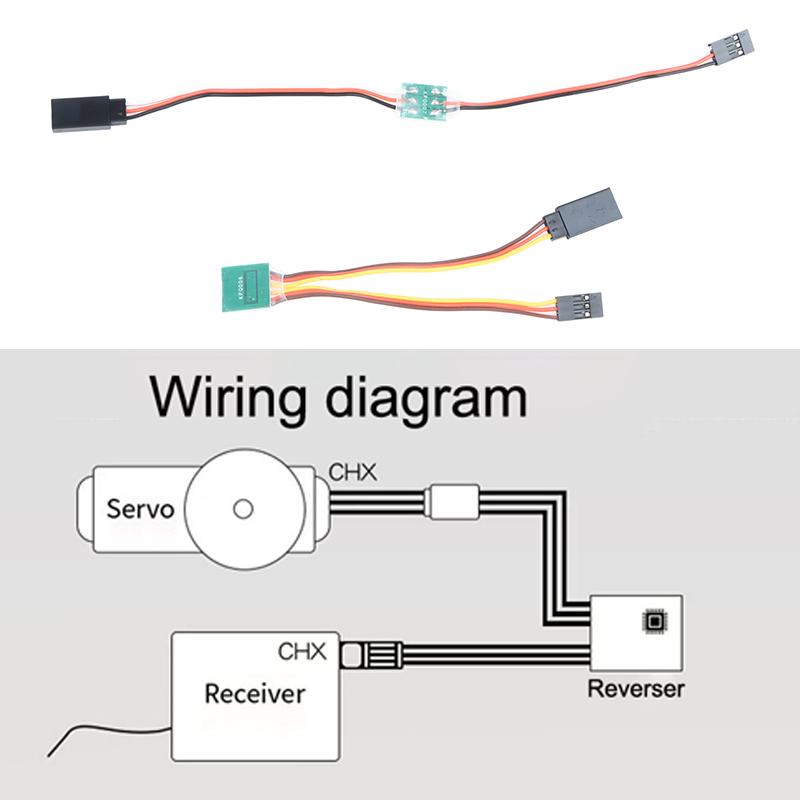 PPM PWM Servo Signalverstärker Langlebiger Signal-Expander mit Verlängerungskabel für Fernsteuerungs-Bootsmodelle