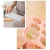 Ice Grid Mould Heart-shaped Ice Lattice Mold with Lid Stackable Easy To Remove Food Grade Silicone Tray Ice Cube Maker