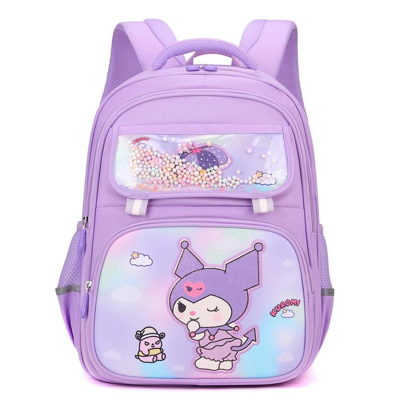 Student Cartoon Fresh Girl Schoolbag Decompression Spine Protection Schoolbag Multi-compartment Large-capacity Backpack