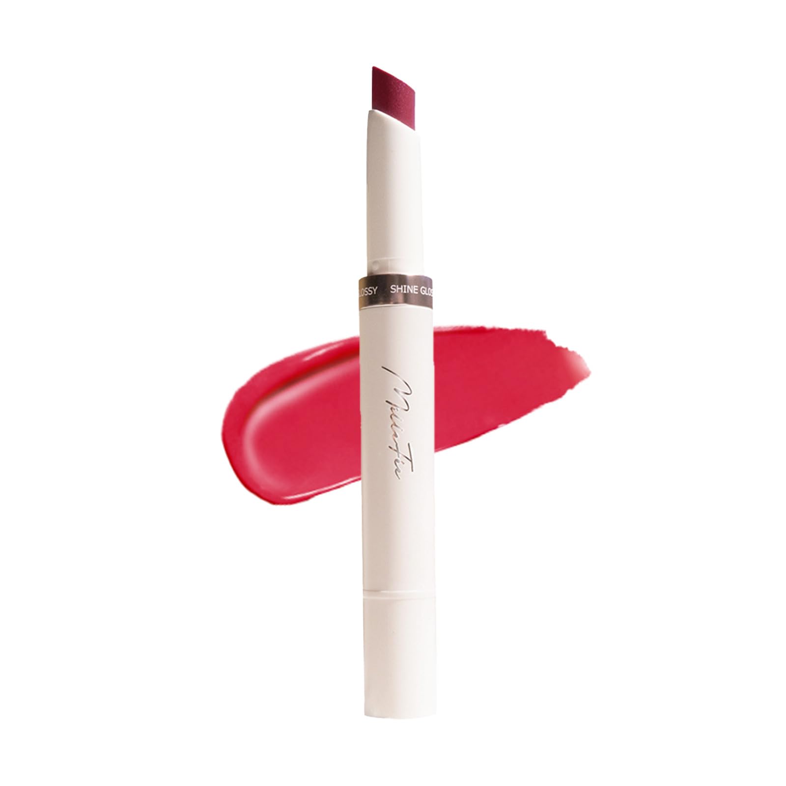 MilleFee Glow Lips Современная помада с сильным мерцанием (03 Красный) - Блестящий, Увлажняющий, Стойкий, Увлажняющий,