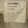DIGAWEL wool blend Glen check Cropped pants Gray Men's Used