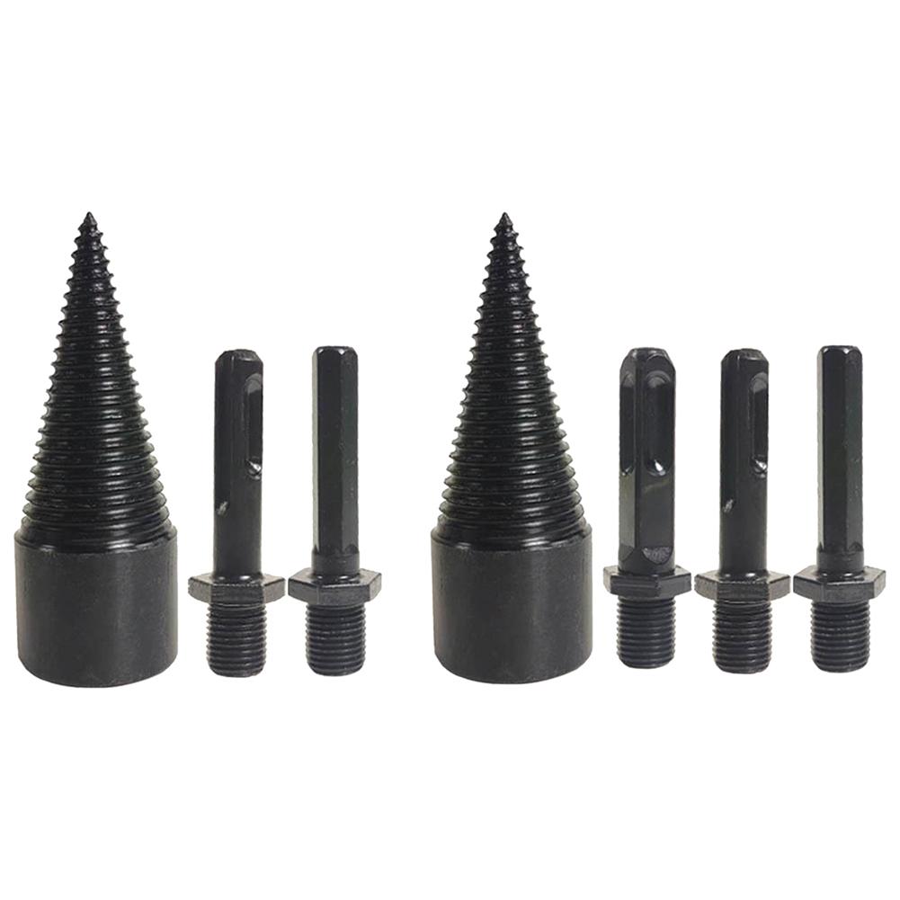 32mm Wood Drill Bit Splitter Square/Round/Hexagonal Shank Drill Bit Split Drilling Tool Electric Drill Wood Splitter for Wood
