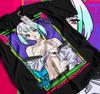 Cyberpunk Edgerunners David Lucy Rebecca Tričko, Anime Neon Streetwear Tričko