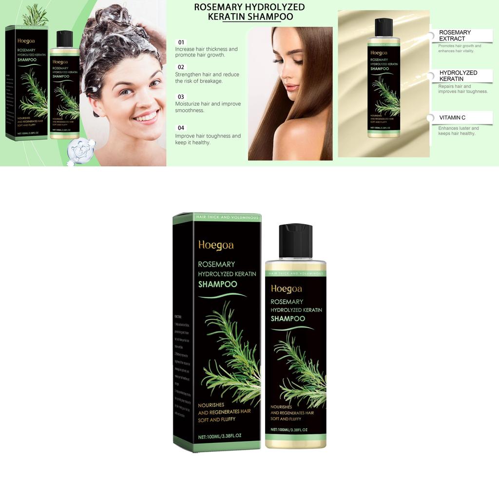 Hoegoa Rosemary Thickening Shampoo Nourishing Hydrating Control For Oily Hair 100ml