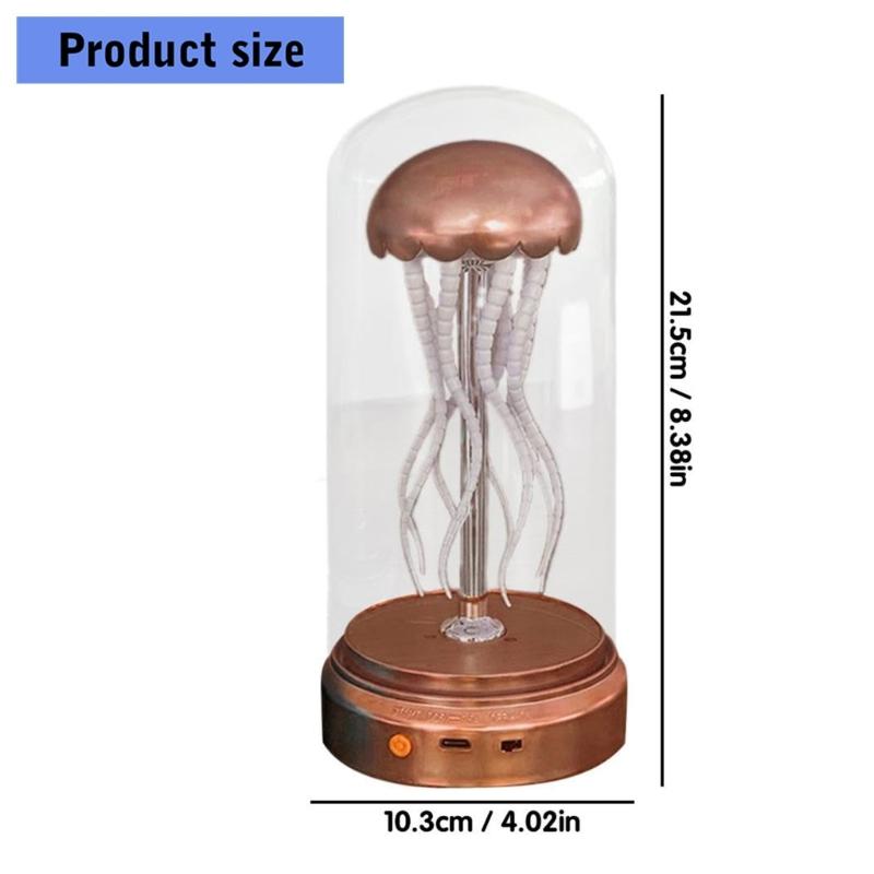 Electric Jellyfish Lamp with Music Dancing Jellyfish Lamp,7 Color Atmospheres Night Lights Jellyfish Desk Lamp Gift
