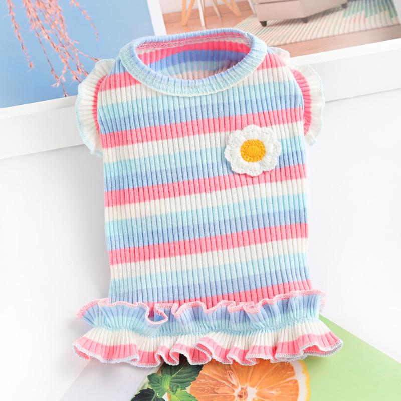 Pet Clothing Dog Cat Clothing Small Dog Pomeranian Teddy Vest Skirt Spring Summer