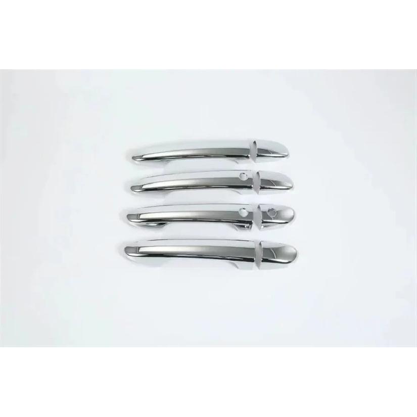 For Mazda CX-3 CX3 CX-5 CX5 CX-8 CX8 2017 2018 ABS Chrome Carbon Fiber Door Handle Cover Trims Car Styling Accessories Silver 2 buttons