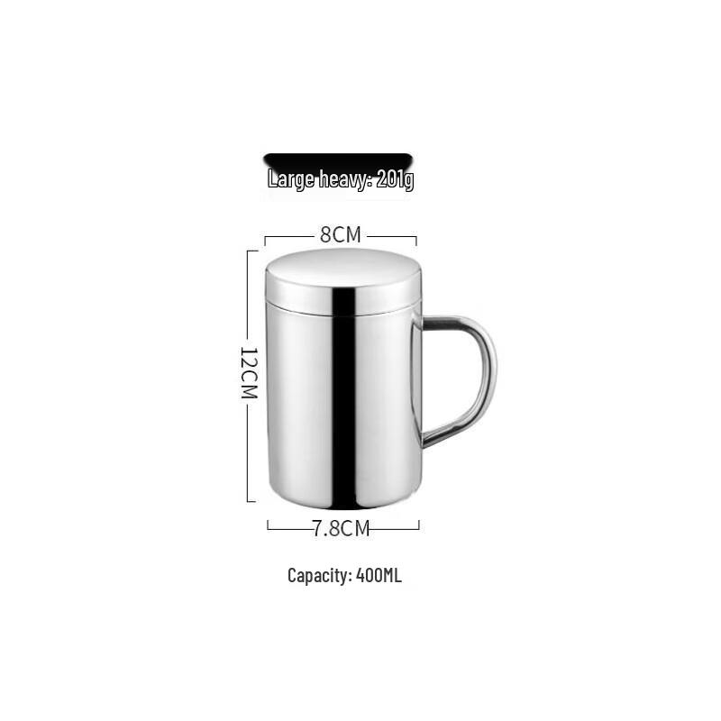 304 Stainless Steel Mug with Handle