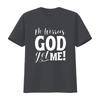 No Worries God Got Me African American Christian Quote T Shirt Vintage Washed Casual Breathable Soft Fashion Stylish Versatile