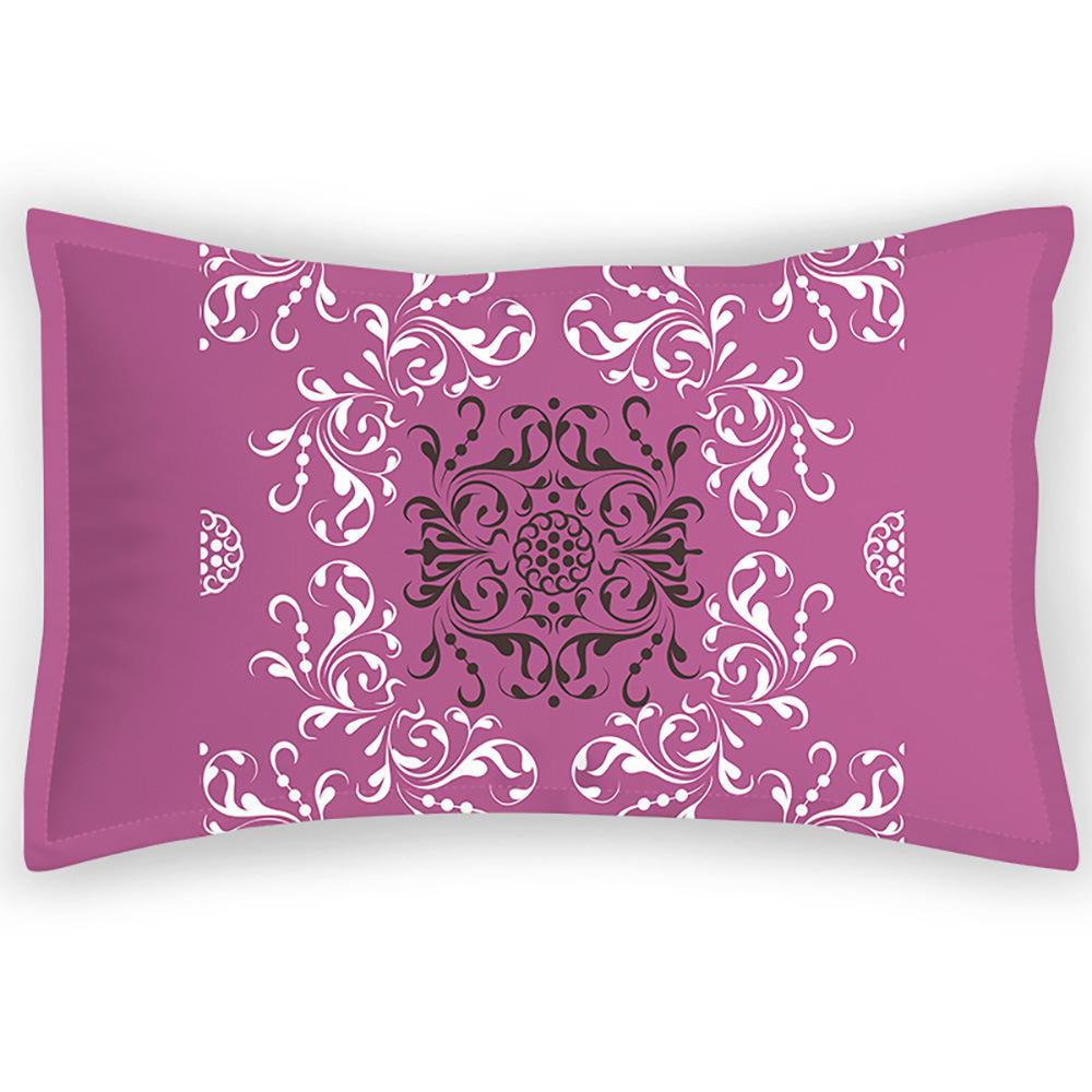 New Style Pillowcases Classic Shading Satin Pillowcases Digital Printed Home Pillowcases